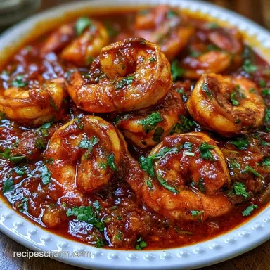 Spicy Shrimp Masala Curry for 4 Servings Recipe Card
