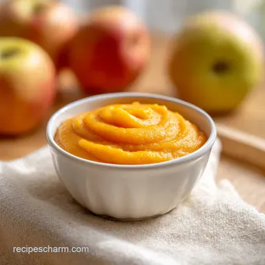 Baby Puree Recipe with Sweet Potato in 20 Minutes: Silky Baked