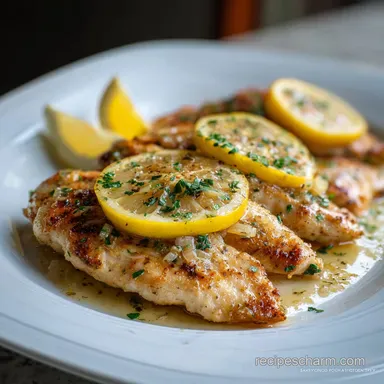 Thin Chicken Breast Recipe with Lemon in 20 Minutes