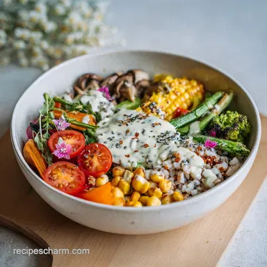 Vegan Buddha Bowl with Tahini Sauce in 30 Minutes
