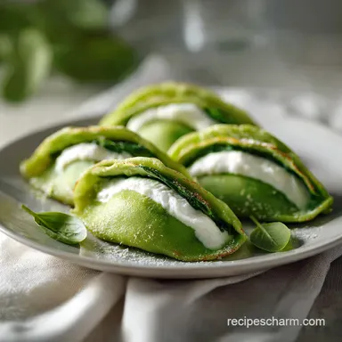 Zucchini Ravioli Recipe: Spinach Ricotta Recipe Card