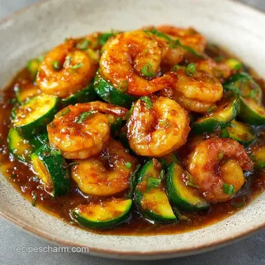Zucchini Shrimp Stir Fry in 20 Minutes