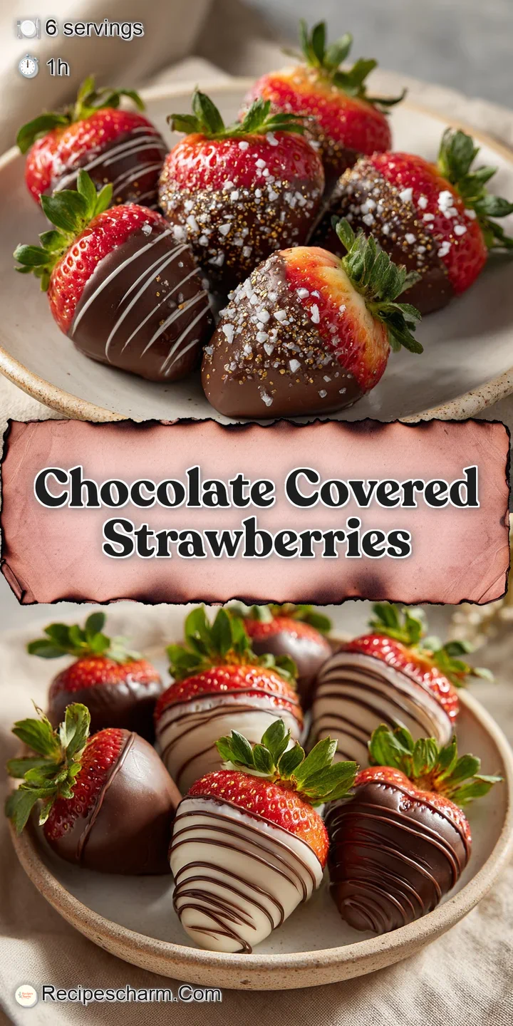 Close-up of a ripe strawberry enrobed in smooth, dark chocolate; a tempting glimpse of its luscious, glossy perfection.