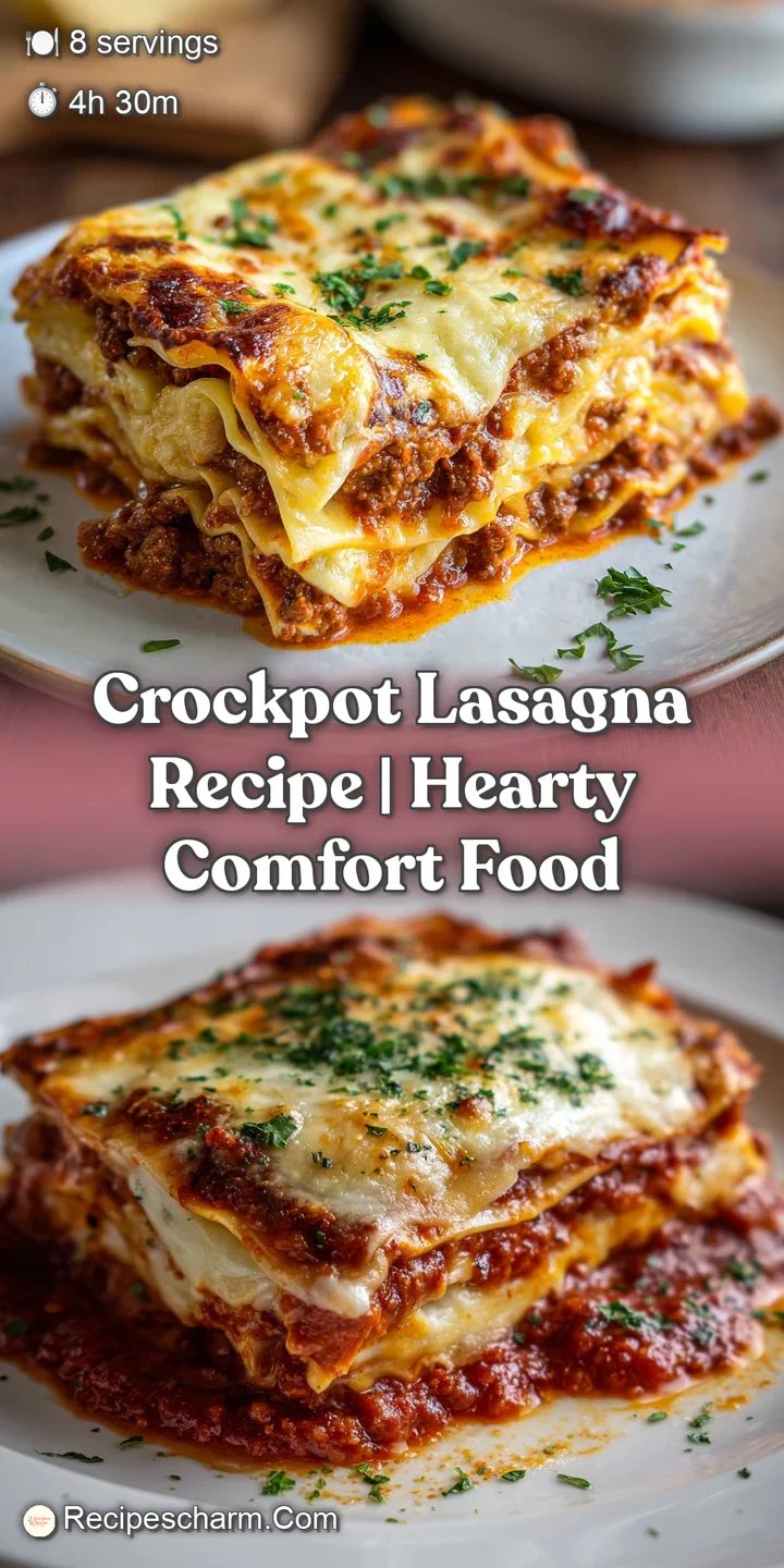 Close-up of gooey melted cheese and layers of savory meat sauce and creamy ricotta in a steaming pasta dish.