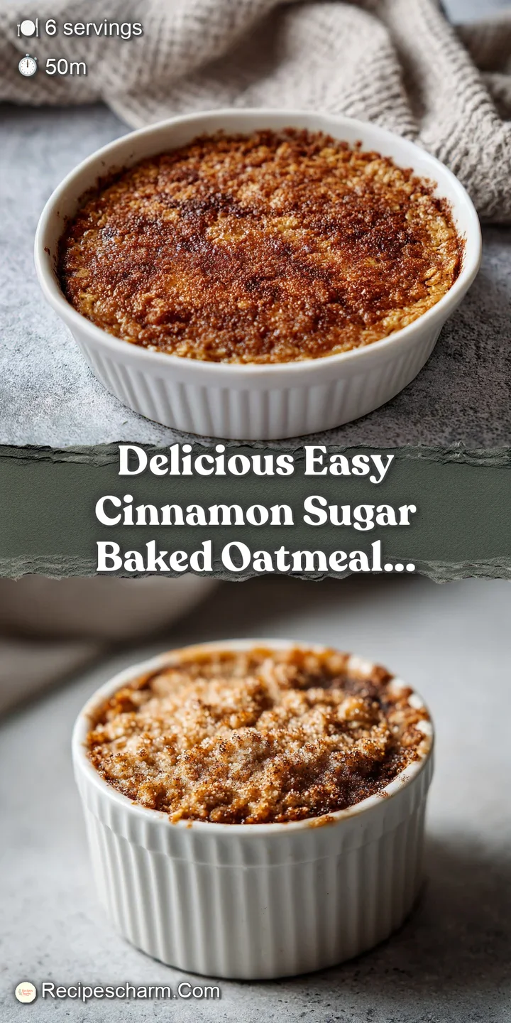 Close-up of baked oatmeal, the sugary crust glistening, revealing soft interior studded with toasted pecans. Warm, invitin...