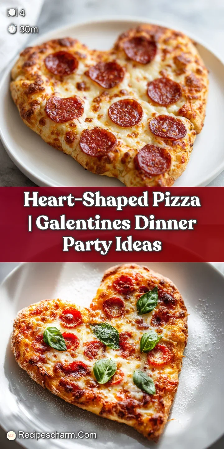 Close-up on a heart-shaped pizza: the blistered crust, the melted, gooey cheese, and flecks of herbs adding texture.