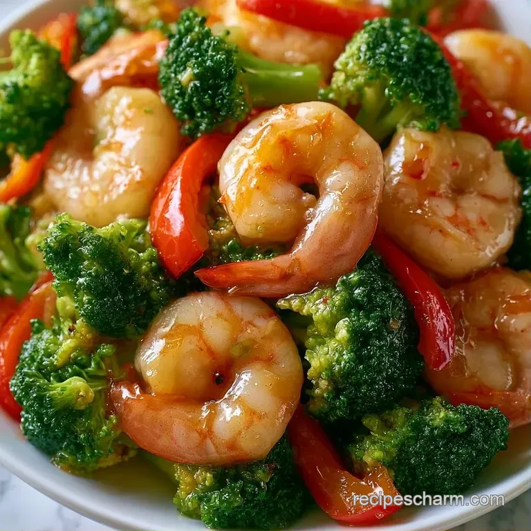 A white ceramic bowl filled with colorful stir-fry, garnished with toasted sesame seeds and sliced green onions.