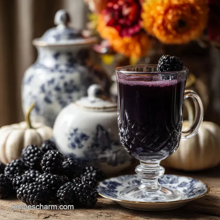 Halloween Cocktail Recipe with Blackberry: Ink Dark