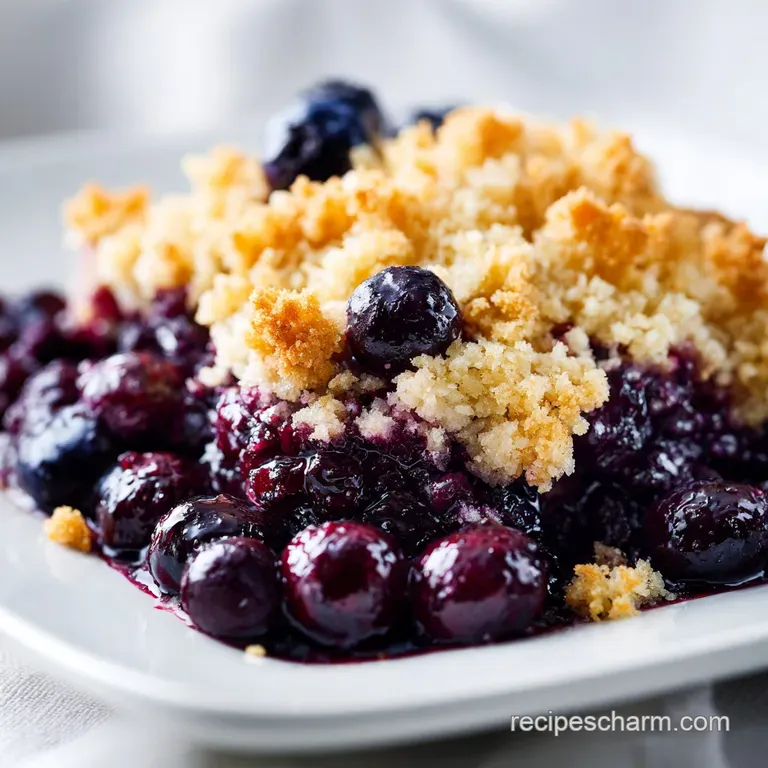 Blueberry Crisp: Failure-Proof and Golden