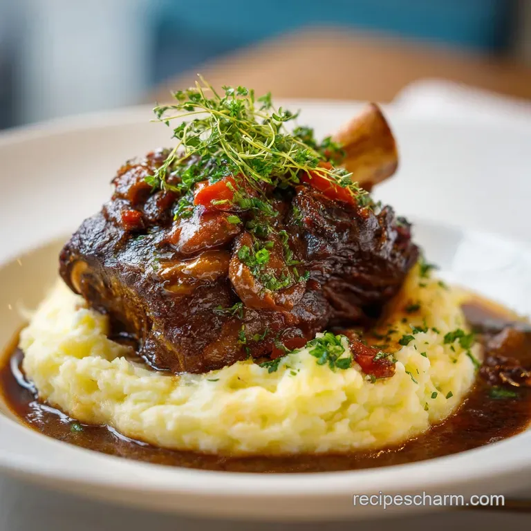 Braised Lamb Shank: Rich & Savory