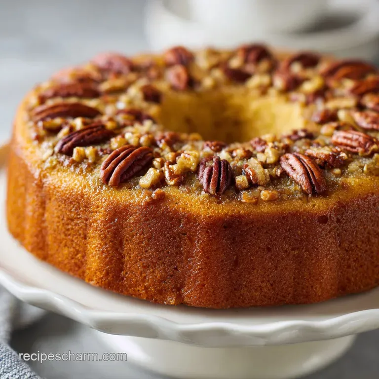 Butter Pecan Cake Recipe: Southern Style