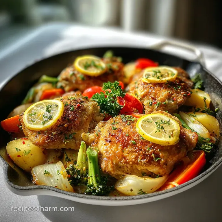 Macro Friendly Chicken and Vegetable Skillet