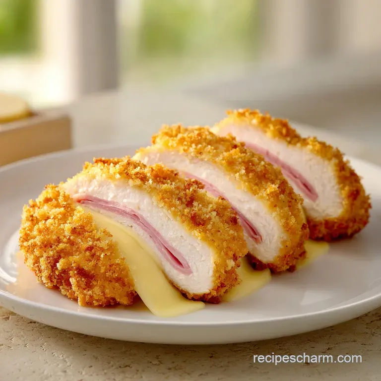 Classic Chicken Cordon Bleu: Crispy and Golden