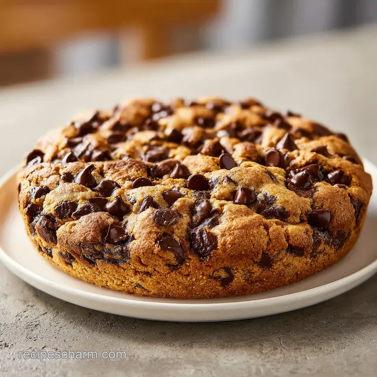 Chocolate Chip Cookie Cake 2 Recipe