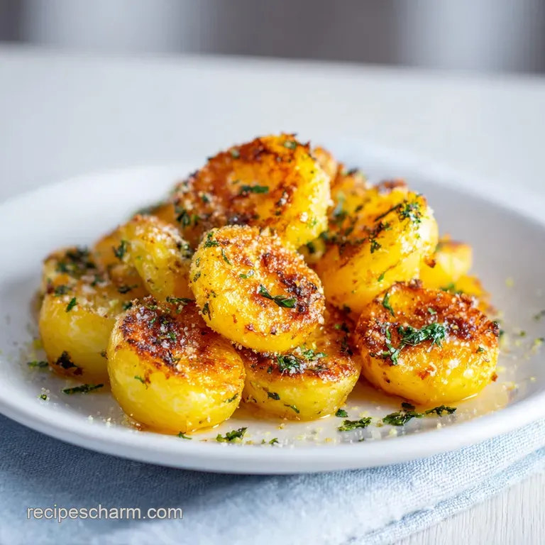 Crispy Parmesan Roast Potatoes: Fluffy Inside