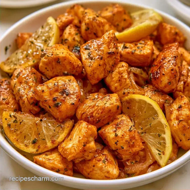 Easy Muscle Gain Chicken Meal: Garlic-Lemon Bowls