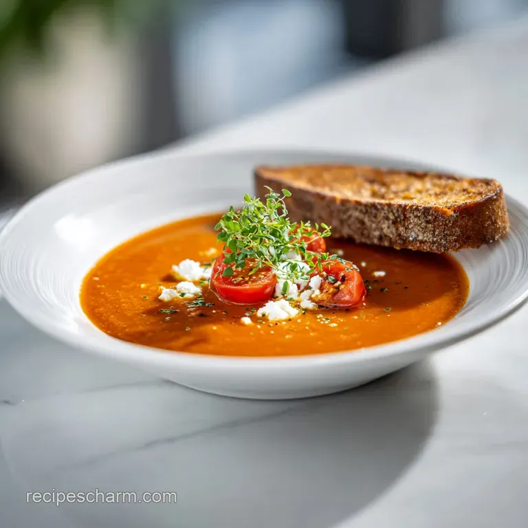 Roasted Tomato Soup: Simple and Delicious