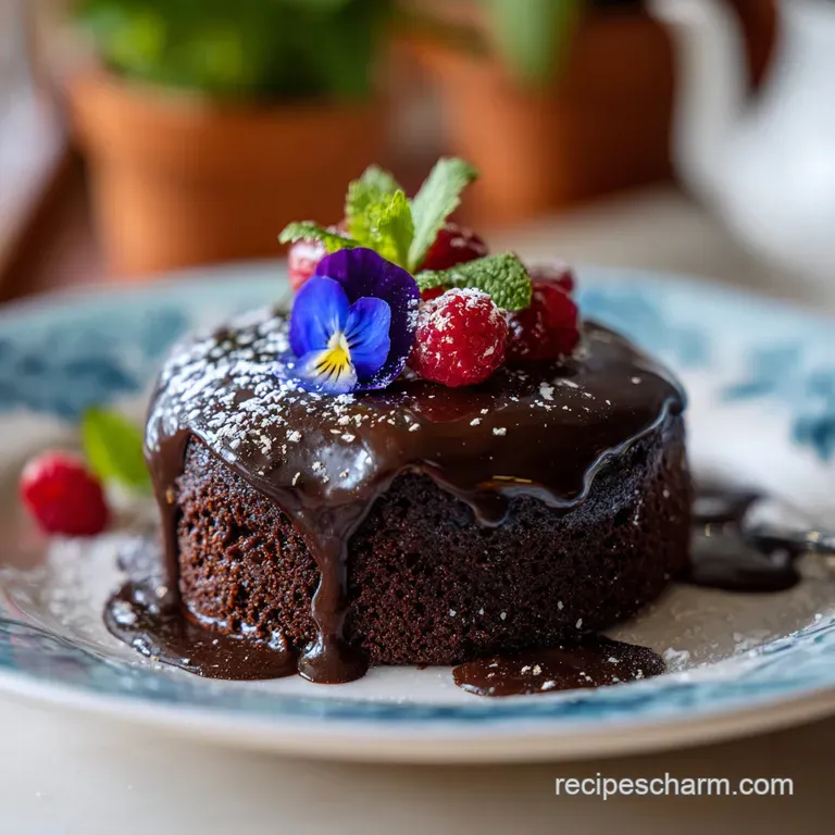 Decadent Chocolate Fudge Cake Recipe