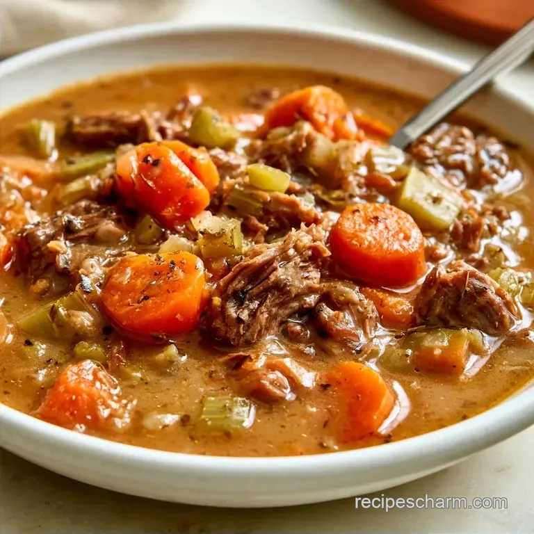 Old Fashioned Ground Beef and Vegetable Soup