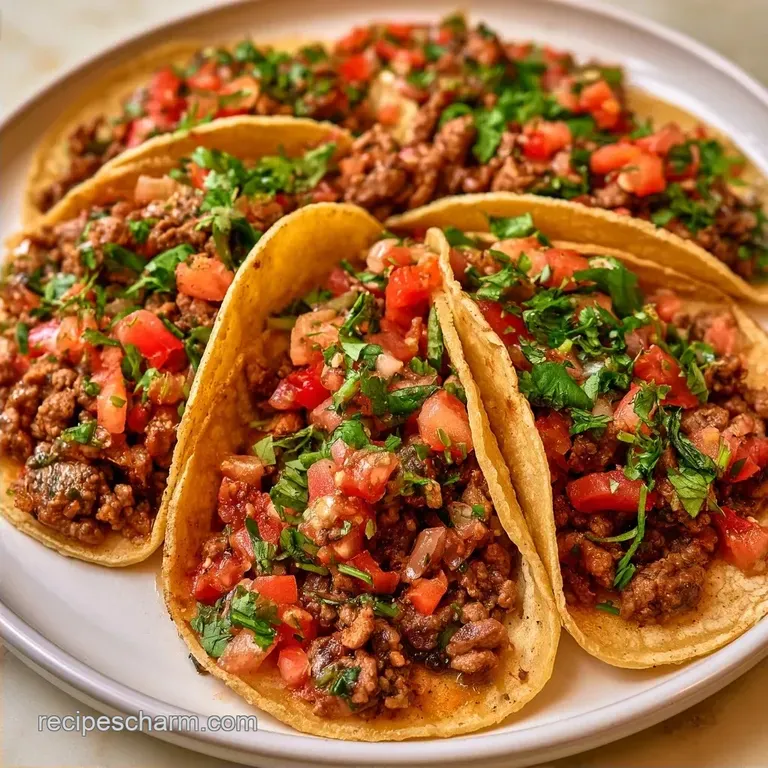 Savory Beef Tacos in 30 Minutes