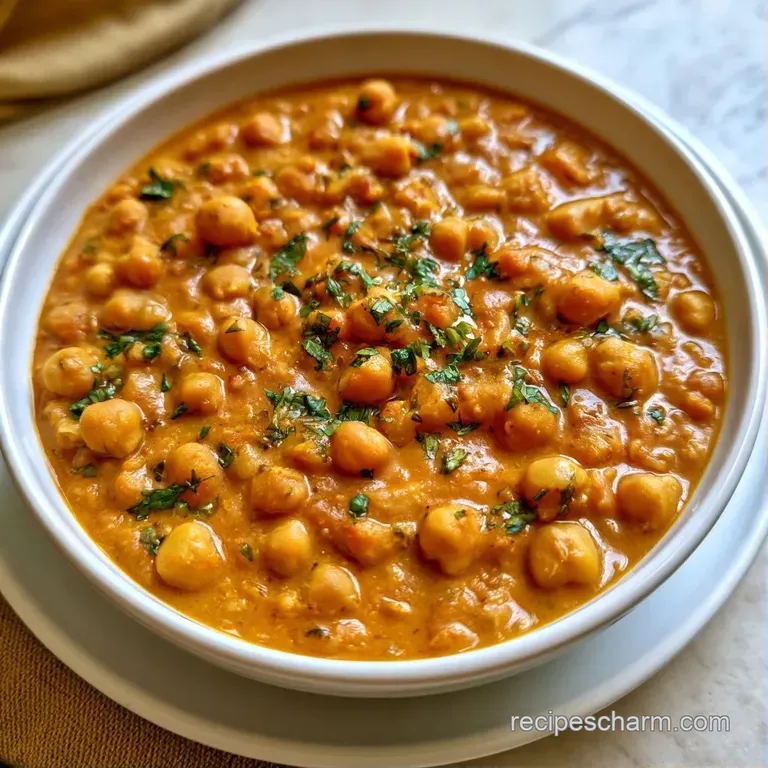 Vibrant orange lentil stew in a white ceramic bowl with a swirl of coconut cream and a side of fluffy basmati rice.