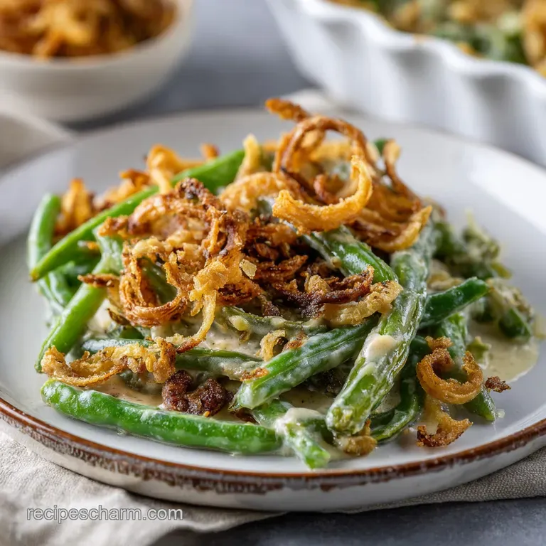 Homemade Classic Green Bean Casserole