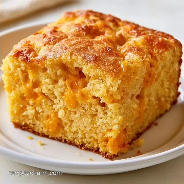 Ultra-Moist Jiffy Cornbread with Creamed Corn and Sour Cream