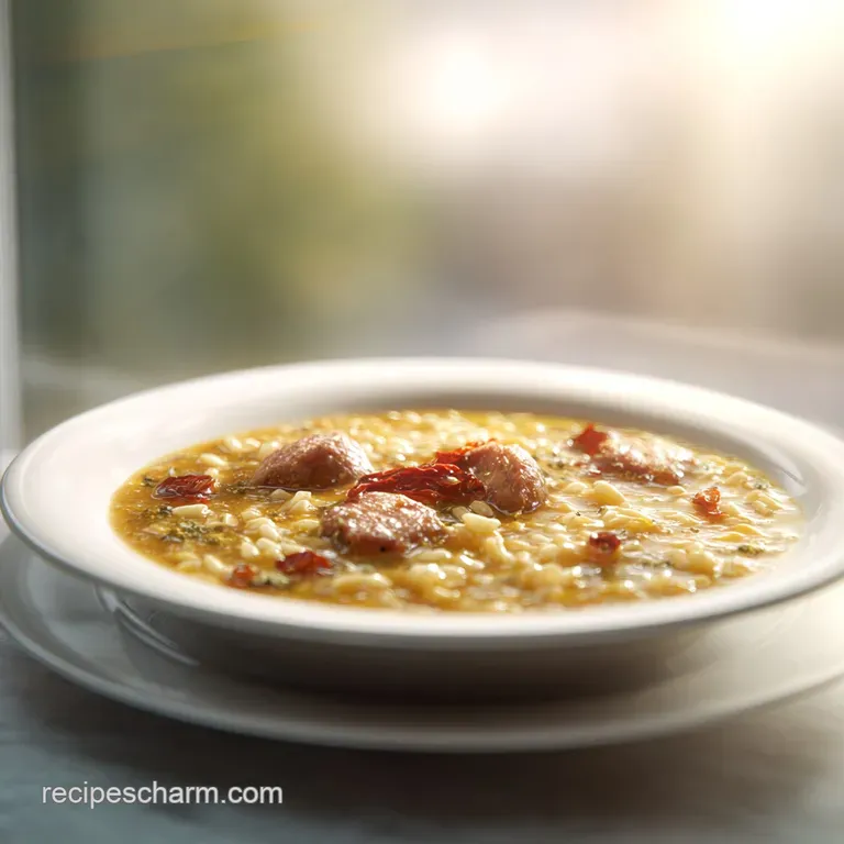 Marry Me Sausage Orzo Soup: Creamy and Hearty