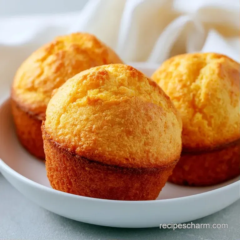Golden-yellow muffins arranged on a rustic wooden board with a small bowl of creamy white butter on the side.