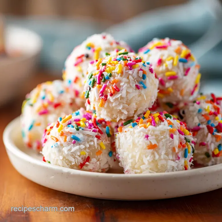 Easy No-Bake Coconut Ball Recipe with Vanilla
