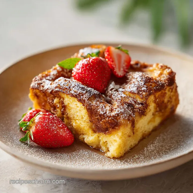Overnight Brioche French Toast Casserole