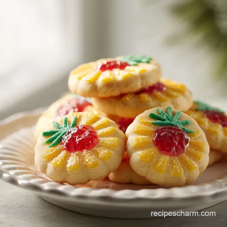 Delicious Pineapple Upside Sugar Cookies Recipe