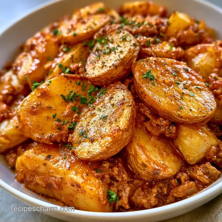 Old Fashioned Potato Hamburger Casserole