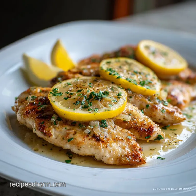 Thin Chicken Breast Recipe with Lemon and Garlic